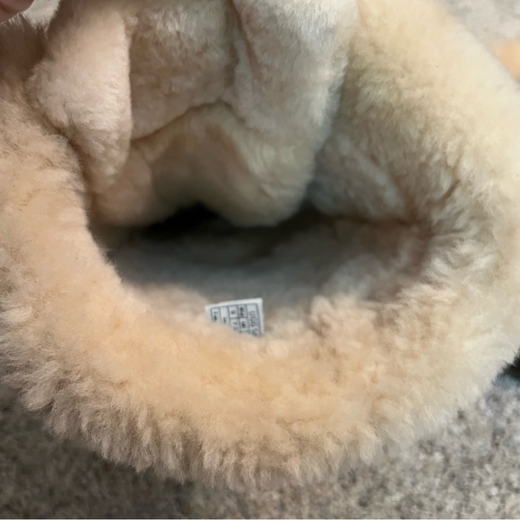 UGG Australia Upside Lace Up Shearling Boots Suede Sheepskin Boots Size 9 - Picture 11 of 12